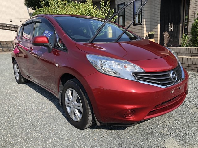 中古車 日産 ノート 1 2 X エマージェンシーブレーキパッケージ の中古車詳細 50 100km ワインレッド 福岡県 55万円 中古 車情報 中古車検索なら 車選びドットコム 車選び Com