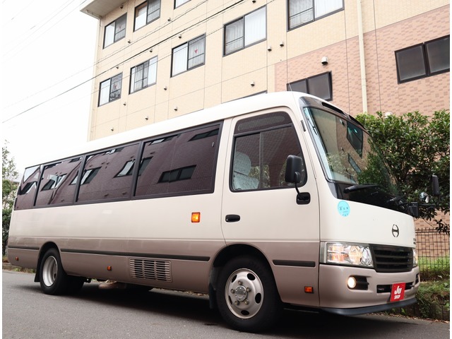 中古車 日野 リエッセii 禁煙 天井tv Dvd冷蔵庫 コースター 1 000km ホワイト440 茨城県 429万円 中古車 情報 中古車検索なら 車選びドットコム