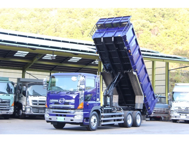 日野 プロフィア 22t 深ダンプ の中古車詳細 (990,000km, ダークブルー