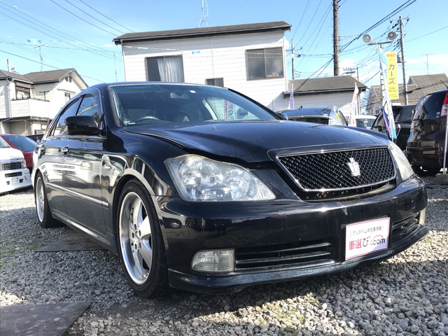 中古車 トヨタ クラウンアスリート 3 0 プレミアム 50thエディション の中古車詳細 121 500km ブラック 埼玉県 32 8万円 中古車情報 中古車検索なら 車選びドットコム 車選び Com