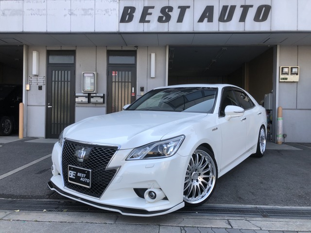 中古車 トヨタ クラウンハイブリッド アスリート 2 5 S の中古車詳細 60 000km パールホワイト 大阪府 285万円 中古車 情報 中古車検索なら 車選びドットコム 車選び Com