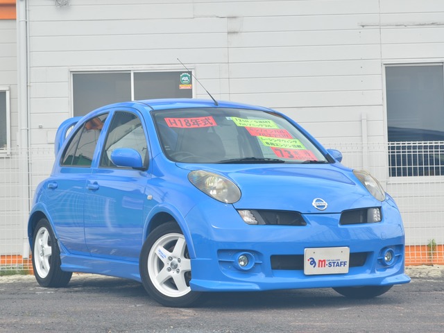 中古車 日産 マーチ 1 2 12sr インパルフルエアロ カルソニックブルー 73 0km カルソニックブルー 愛知県 59万円 中古車情報 中古車検索なら 車選びドットコム 車選び Com