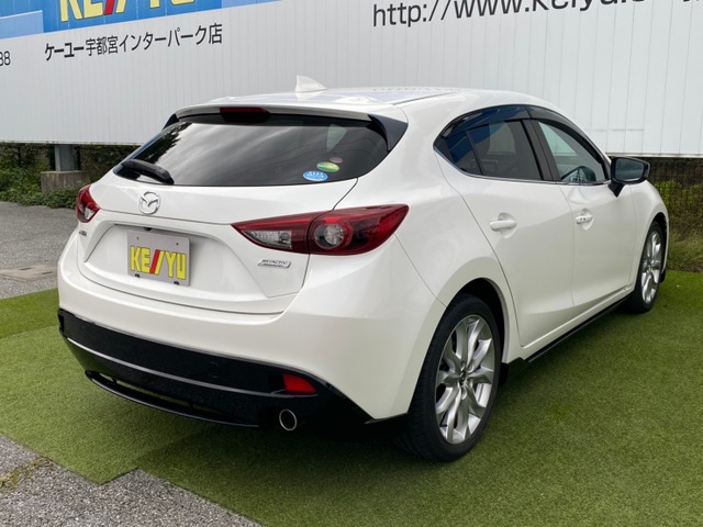 中古車 マツダ アクセラスポーツ 1 5 15s ツーリング マツダコネクトナビ 純正ドラレコ エアロ 29 310km パールホワイト 栃木県 129 9万円 中古車情報 中古車検索なら 車選び Com