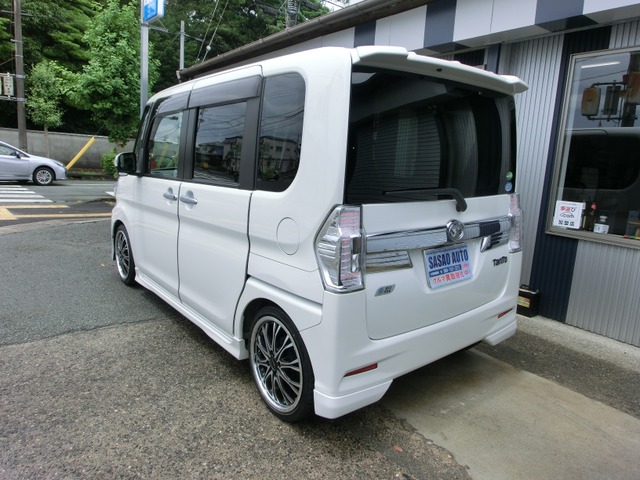 中古車 ダイハツ タントカスタム Rs Sa メーカーナビ Tein車高調 16aw 63 305km パールホワイト 三重県 Sold Out 中古車情報 中古車検索なら 車選び Com