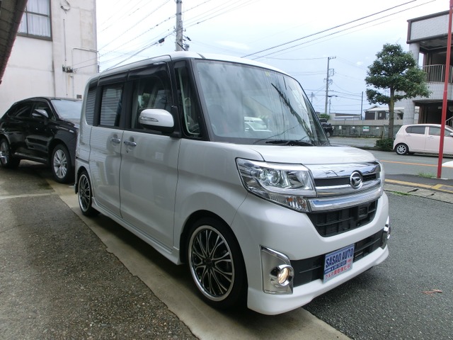 中古車 ダイハツ タントカスタム Rs Sa メーカーナビ Tein車高調 16aw 63 305km パールホワイト 三重県 Sold Out 中古車情報 中古車検索なら 車選び Com