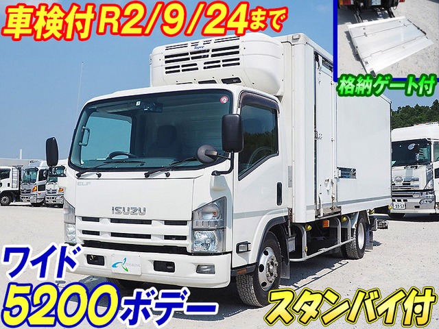 中古車 いすゞ エルフ 冷凍車 ナンバー付 低温仕様 ワイド超ロング 163 000km ホワイト 千葉県 393 8万円 中古車 情報 中古車検索なら 車選び Com