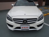 Cクラスワゴン C200 スポーツ 本革仕様 パールホワイトレッドレザー本革AMG