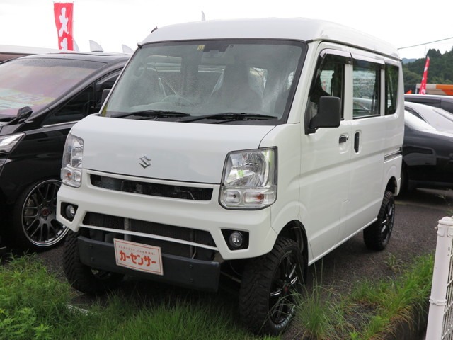 中古車 スズキ エブリイ Pa ハイルーフ 5ags車 リフトアップ 社外14inaw Bカメラ 71 000km 白 大分県 109 8万円 中古車情報 中古車検索なら 車選び Com