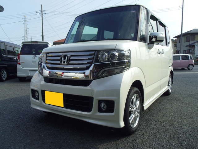 中古車 ホンダ N Boxカスタム G Lパッケージ ワンオーナー Etc ナビ Tv 103 297km パールホワイト 群馬県 63万円 中古車情報 中古車検索なら 車選びドットコム 車選び Com