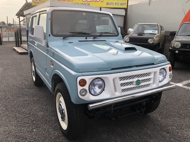 中古車 スズキ ジムニー ランドベンチャー 4wd の中古車詳細 157 300km ブルー 京都府 110万円 中古車情報 中古車 検索なら 車選びドットコム 車選び Com