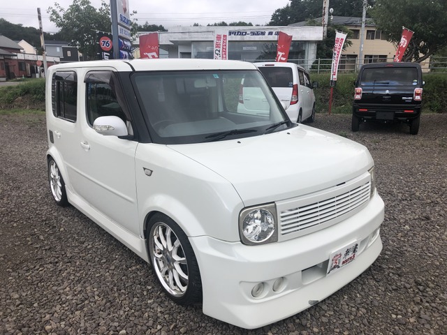 中古車 日産 キューブ スマートキー Hddナビ タコ足マフラー の中古車詳細 67 000km ホワイト 北海道 38万円 中古車情報 中古車検索なら 車選びドットコム 車選び Com