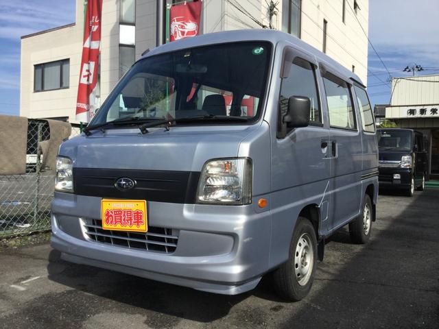 中古車 スバル サンバー Vb 4wd 切り替え4wd パワステ エアコン 81 000km シルバーm 宮城県 43万円 中古車 情報 中古車検索なら 車選びドットコム