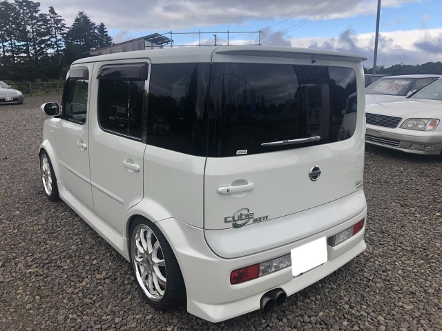 中古車 日産 キューブ スマートキー Hddナビ タコ足マフラー の中古車詳細 67 000km ホワイト 北海道 38万円 中古車情報 中古車検索なら 車選びドットコム 車選び Com