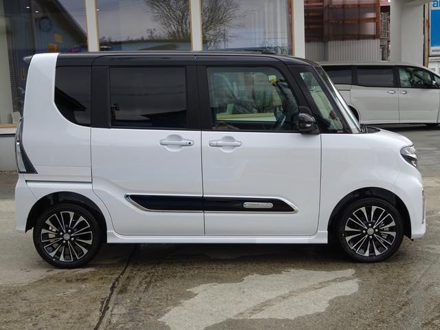 中古車リース ダイハツ タントカスタム Rs セレクション 4wd ナビ装着用アップグレードパッケージ付 年式 登録済未使用車 ツートン白 黒 山形県 ユズカリ