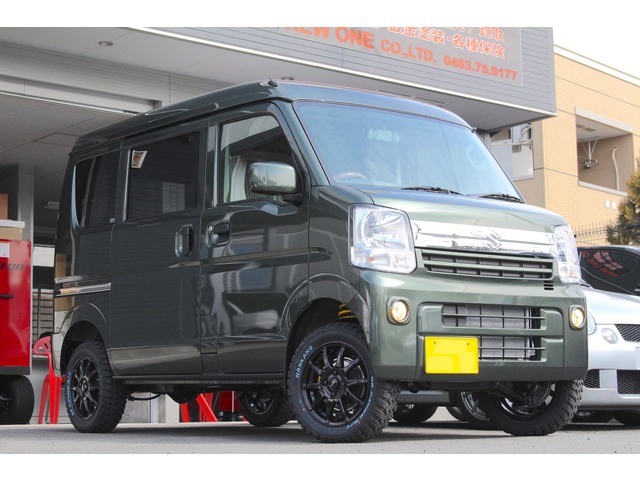中古車 スズキ エブリイ ジョイン ハイルーフ 4wd パートタイム4wd 5mt リフトアップ の中古車詳細 km クールカーキパールメタリック 神奈川県 149 9万円 中古車情報 中古車検索なら 車選びドットコム 車選び Com