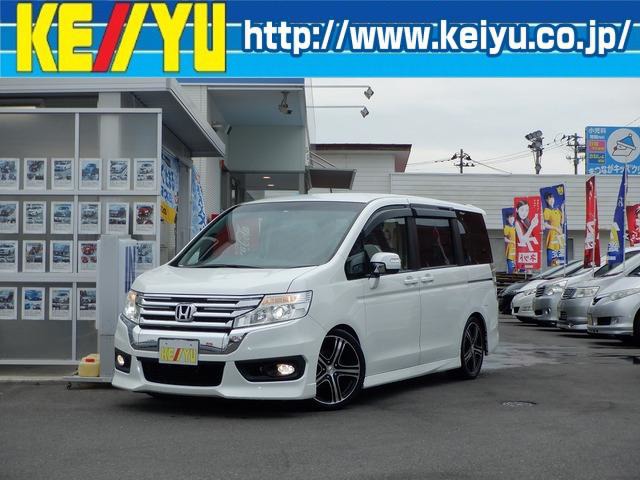 中古車 ホンダ ステップワゴン 2 0 スパーダ S パワーエディション テイン車高調 9インチナビtv 78 560km パールホワイト 山形県 169 9万円 中古車情報 中古車検索なら 車選びドットコム 車選び Com