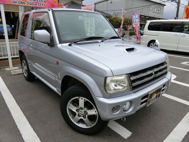 中古車 三菱 パジェロミニ アクティブフィールド エディション 4wd ターボ 4wd 背面タイヤ 純正15aw の中古車詳細 90 000km シルバー 岡山県 47万円 中古車情報 中古車検索なら 車選びドットコム 車選び Com