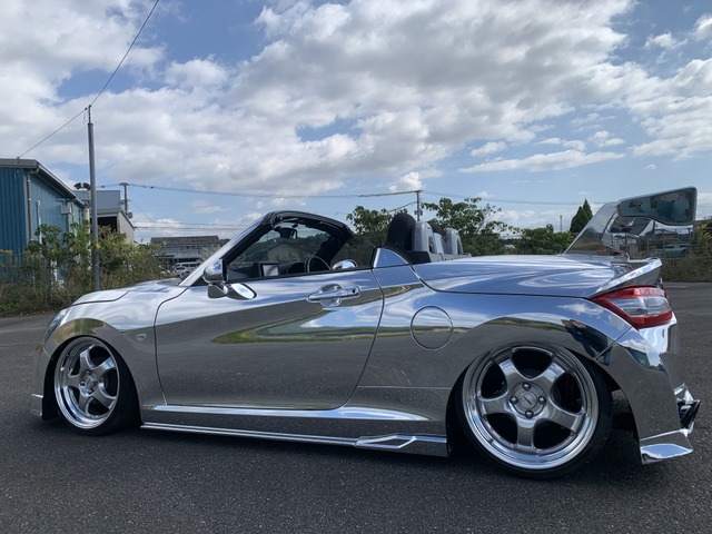 中古車 ダイハツ コペン ローブ Lbwkエアロ ラッピング エアサス の中古車詳細 76 000km メッキ 佐賀県 198万円 中古車情報 中古車検索なら 車選びドットコム 車選び Com