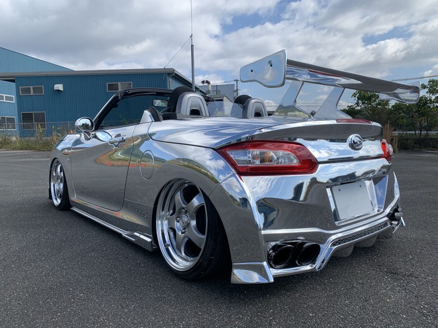 中古車 ダイハツ コペン ローブ Lbwkエアロ ラッピング エアサス の中古車詳細 76 000km メッキ 佐賀県 198万円 中古車情報 中古車検索なら 車選びドットコム 車選び Com