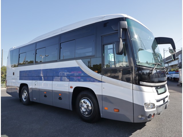 中古車 日野 セレガ ハイデッカーショート 総輪エアサス の中古車詳細 84 3km 白 グレー ライン 千葉県 Sold Out 中古車情報 中古車検索なら 車選びドットコム 車選び Com