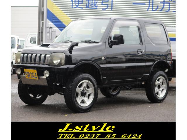 中古車 スズキ ジムニー 4wd Ac Ps Pw F5 リフトアップ 前後社外バンパー 外マフラー の中古車詳細 2 000km ブラック 色替え 山形県 26万円 中古車情報 中古車検索なら 車選びドットコム 車選び Com