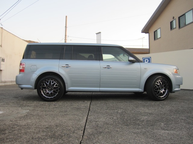 中古車 フォード フレックス 希少車 7人乗り 皮シート 保証付 の中古車詳細 113 069km ライトブルーメタリック 岡山県 118万円 中古車情報 中古車検索なら 車選びドットコム 車選び Com