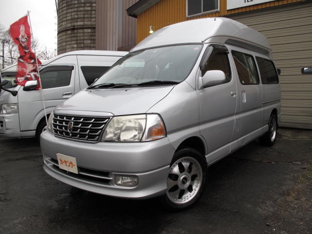 中古車 トヨタ グランドハイエース キャンピング 4wd エンスタ Bカメラ の中古車詳細 228 000km 銀 北海道 98万円 中古車情報 中古車検索なら 車選びドットコム 車選び Com