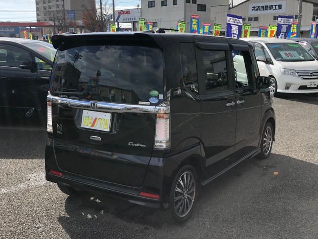 中古車 ホンダ N Boxカスタム G ターボ Ssパッケージ 禁煙 フリップダウンモニター 社外ナビ の中古車詳細 37 360km ダークパープル 宮城県 109 9万円 中古車情報 中古車検索なら 車選びドットコム 車選び Com