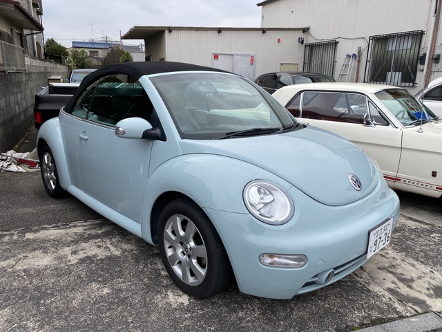 中古車 フォルクスワーゲン ニュービートルカブリオレ の中古車詳細 63 500km ライトブルー 埼玉県 71 5万円 中古車情報 中古車検索なら 車選びドットコム 車選び Com