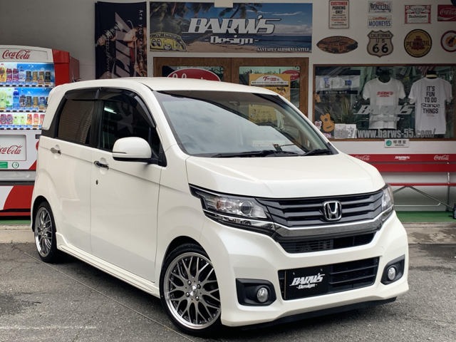 中古車 ホンダ N Wgnカスタム G Aパッケージ コンプリート車 ローダウン 16aw の中古車詳細 84 000km パールホワイト 福岡県 Sold Out 中古車情報 中古車検索なら 車選びドットコム 車選び Com