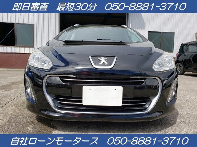 中古車 プジョー 308sw スポーティアム 自社ローン全国対応 ガラスルーフ ナビ の中古車詳細 78 855km ブラック 滋賀県 44万円 中古車情報 中古車検索なら 車選びドットコム 車選び Com