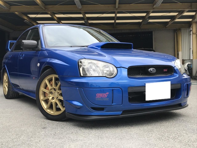 中古車 スバル インプレッサwrx 2 0 Wrx Sti 4wd E型最終 フジツボマフラー ローダウン の中古車詳細 860km ブルー 兵庫県 185万円 中古車情報 中古車検索なら 車選びドットコム 車選び Com