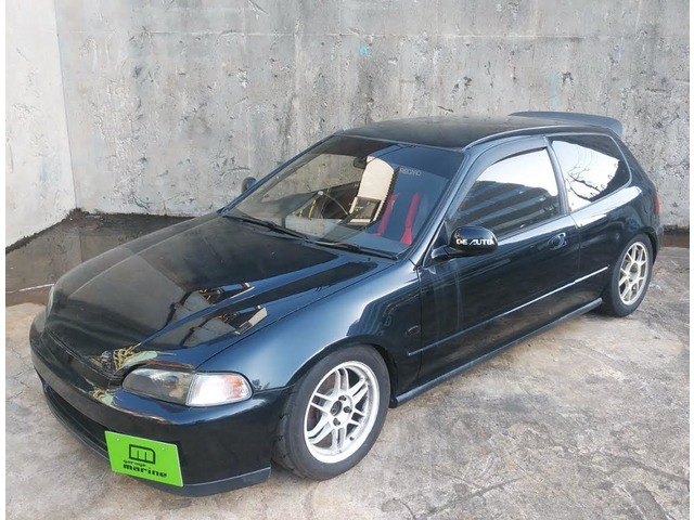 中古車 ホンダ シビック 1 6 Sir 1 8フルチューンエンジン ハイカム の中古車詳細 2 000km ブラック 愛知県 249万円 中古車情報 中古車検索なら 車選びドットコム 車選び Com