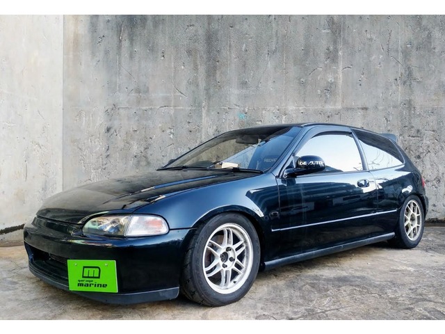 中古車 ホンダ シビック 1 6 Sir 1 8フルチューンエンジン ハイカム の中古車詳細 2 000km ブラック 愛知県 249万円 中古車情報 中古車検索なら 車選びドットコム 車選び Com