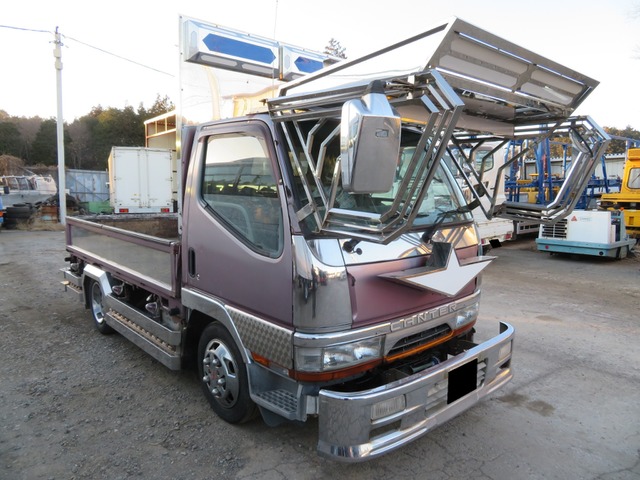 中古車 三菱ふそう キャンター 車検付 デコトラ マニ割 平ボディ の中古車詳細 273 260km パープル 茨城県 Sold Out 中古車情報 中古車検索なら 車選びドットコム 車選び Com