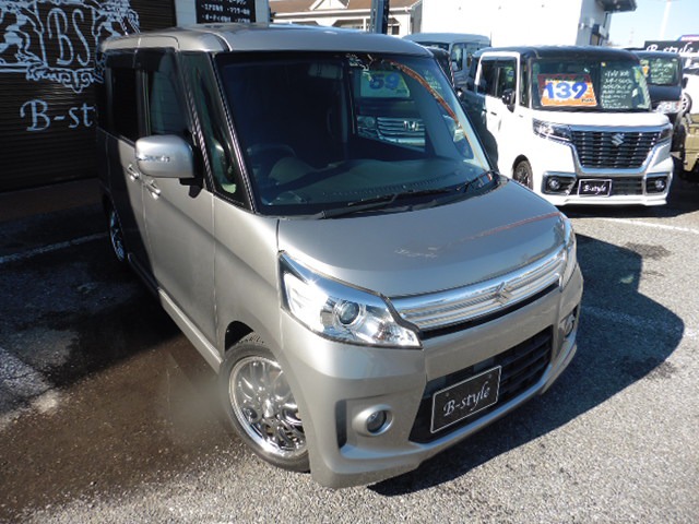 中古車 スズキ スペーシアカスタム Xs Tein車高調 社外15aw の中古車詳細 53 400km シルバー 千葉県 79万円 中古車 情報 中古車検索なら 車選びドットコム 車選び Com