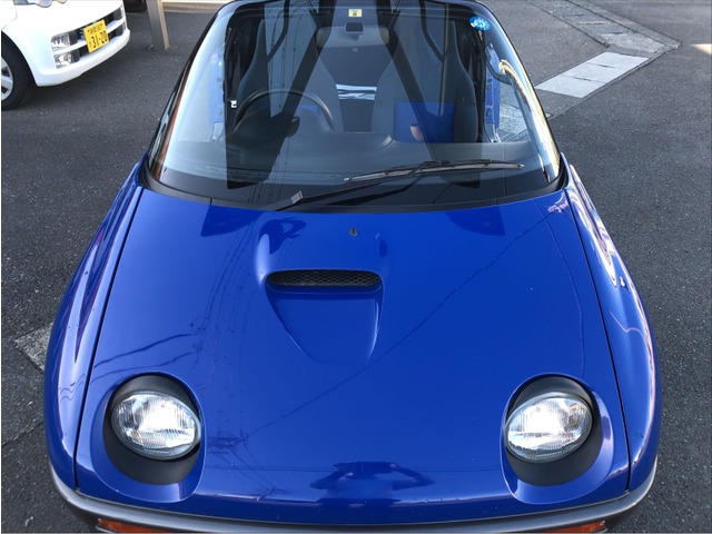 中古車 スズキ キャラ ターボ Fr ガルウィング の中古車詳細 74 000km ブルーツートン 静岡県 2万円 中古車情報 中古車 検索なら 車選びドットコム 車選び Com