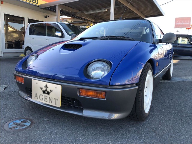 中古車 スズキ キャラ ターボ Fr ガルウィング の中古車詳細 74 000km ブルーツートン 静岡県 2万円 中古車情報 中古車 検索なら 車選びドットコム 車選び Com