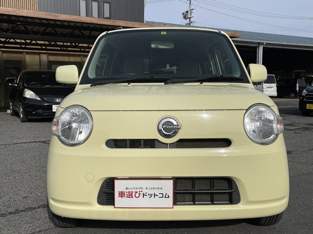 中古車リース ダイハツ ミラココア L 14インチ社外アルミ 純正cdデッキ 14年式 7 4万km イエロー 岐阜県 ユズカリ