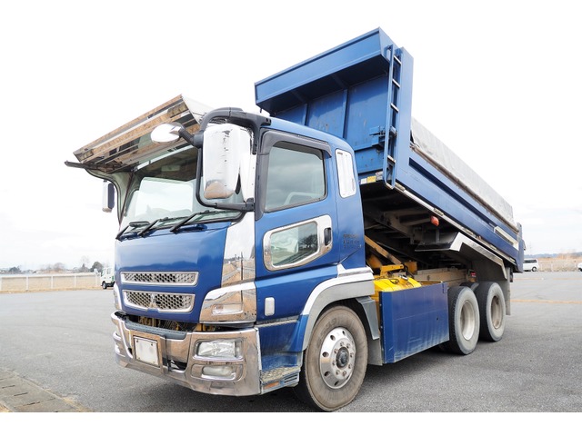 中古車 三菱ふそう スーパーグレート ダンプ 5 3 2 35m 新明和製 ダンプ の中古車詳細 560 657km ブルー 栃木県 649万円 中古車情報 中古車検索なら 車選びドットコム 車選び Com