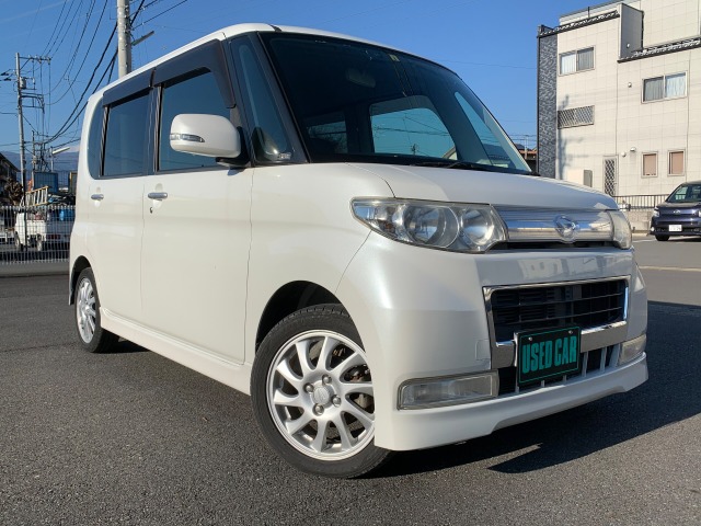 中古車 ダイハツ タントカスタム Rs パワースライドドア ターボ の中古車詳細 79 000km パールホワイト 静岡県 30万円 中古車情報 中古車検索なら 車選びドットコム 車選び Com