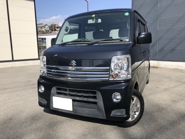 中古車 スズキ エブリイワゴン Pzターボ の中古車詳細 43 2km ブラック 兵庫県 74万円 中古車情報 中古車検索なら 車 選びドットコム 車選び Com