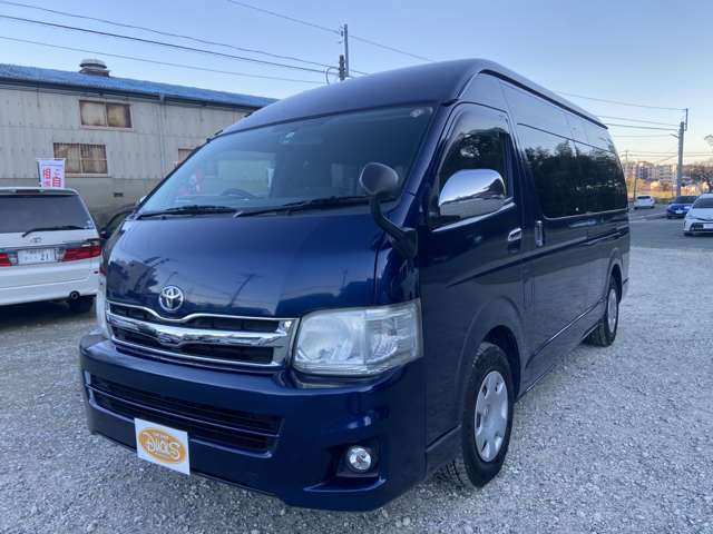 中古車 トヨタ ハイエース 2 7 グランドキャビン 禁煙車 の中古車詳細 325 000km 青 福岡県 99万円 中古車情報 中古車 検索なら 車選びドットコム 車選び Com