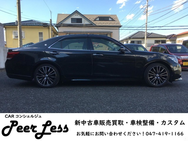 中古車 トヨタ クラウンアスリート ハイブリッド 2.5 S 車検あり、HVバッテリー交換済み の中古車詳細 (146,000km, ブラック,  千葉県, 170万円) | 中古車情報・中古車検索なら【車選びドットコム（車選び.com）】