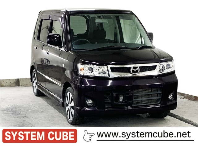 中古車 マツダ Az ワゴン カスタムスタイル X 4wd 夏冬タイヤ付き ナビ 4wd の中古車詳細 67 305km パープル 北海道 35万円 中古車情報 中古車検索なら 車選びドットコム 車選び Com