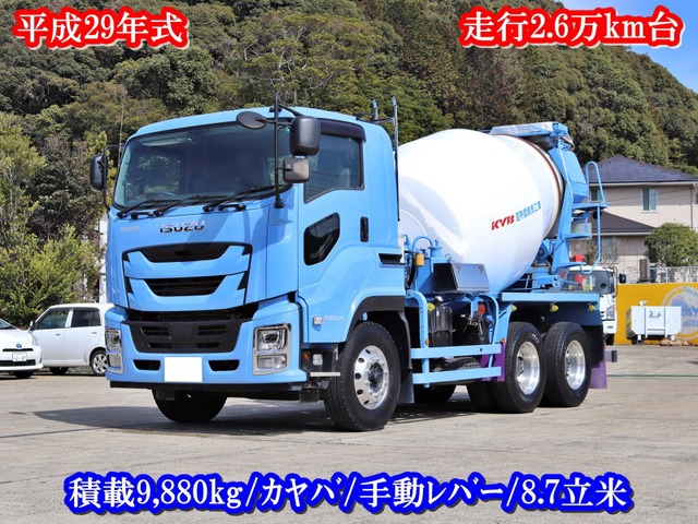 中古車 いすゞ ギガ 10t コンクリートミキサー車 の中古車詳細 26 741km ライトブルー 長崎県 価格応談 中古車情報 中古車 検索なら 車選びドットコム 車選び Com