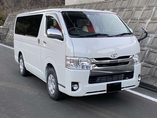 中古車 トヨタ ハイエースバン 2 8 スーパーgl ロング ディーゼル ターボ 5型 Ledヘッドライト の中古車詳細 19 000km パールホワイト 静岡県 294万円 中古車情報 中古車検索なら 車選びドットコム 車選び Com