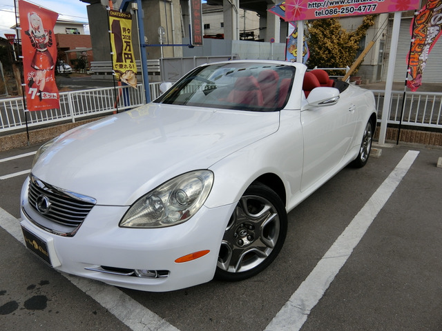 中古車 レクサス Sc430 430 後期モデル 電動オープン 赤革シート の中古車詳細 62 000km パール 岡山県 245万円 中古車情報 中古車検索なら 車選びドットコム 車選び Com