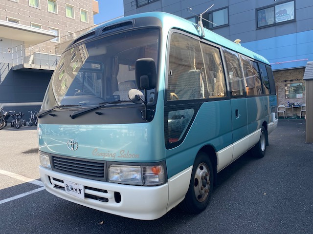 中古車 トヨタ コースター キャンピング Nox適合 トヨタ純正キャンピング の中古車詳細 92 000km ブルー 東京都 356万円 中古車情報 中古車検索なら 車選びドットコム 車選び Com