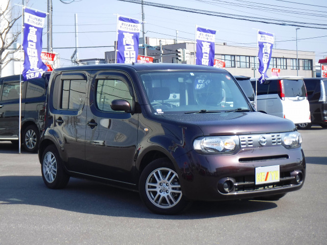 中古車 日産 キューブ 1 5 15x Four インディゴプラスプラズマ 4wd 禁煙車 エンスタ Bカメラ Pスタート の中古車詳細 32 0km ブラウン 北海道 9万円 中古車情報 中古車検索なら 車選びドットコム 車選び Com